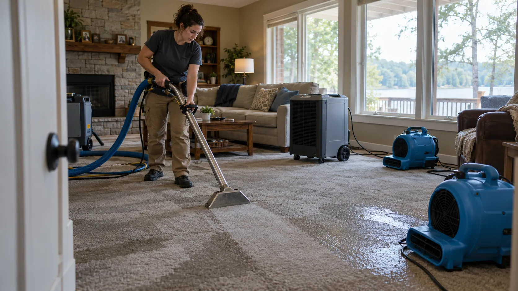 Water Extraction & Structural Drying in Harrisburg, PA